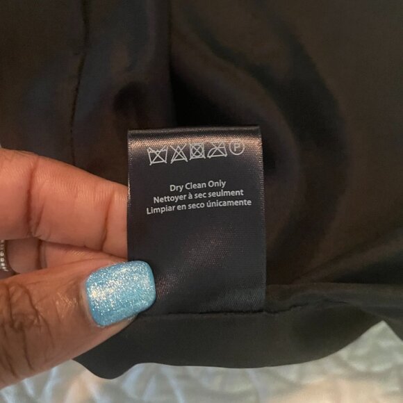 NWT! Rachel Zoe Strapless 100% Silk Black Ruffle Dress (Size 8) - Picture 12 of 16